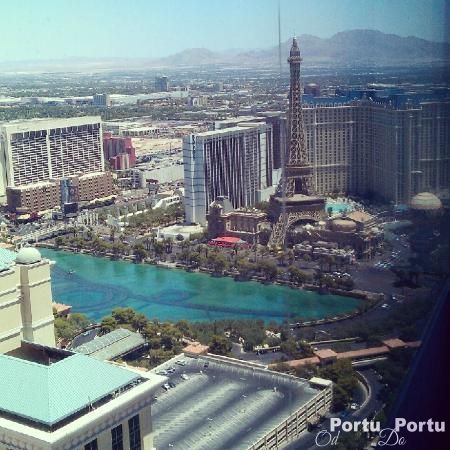 Widok z góry na Vegas